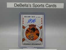 Dillion Tate Rookie Roundup Panini Contenders Auto RRA-DT 