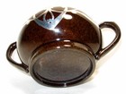 Two Handle Sugar Bowl with Sterling Silver Overlay — photo 6