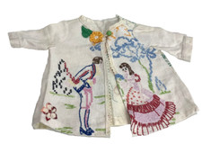 Vintage Antique Rare Handmade Baby Jacket Embroidered victorian man woman