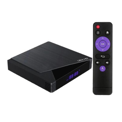 P80C 2,4G / 5,8G WiFi Ethernet LAN 6K H.265 Video TV HDMI USB mit Fernbedienung