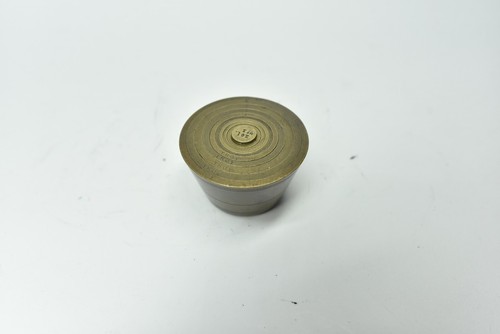 Vintage Brass Nesting Apothecary Weight Cups - 10 Piece Set 0.1oz to 5oz - Picture 4 of 13