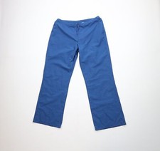 Vintage 90s Y2K Nike Womens S Distressed Travis Scott Mini Swoosh Wide Leg Pants