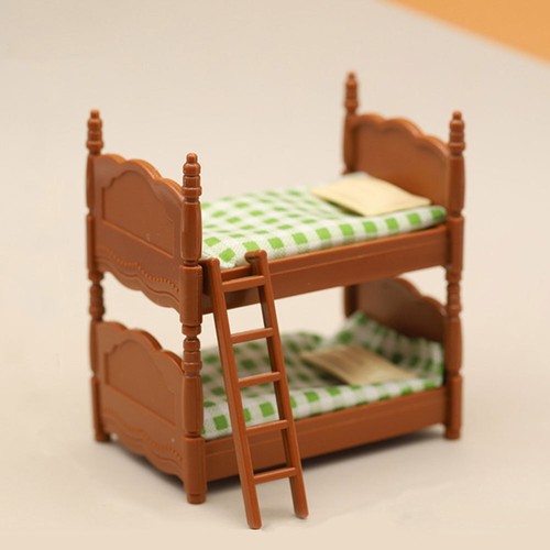 5 Sets Doll House Mini Bunk Bed Prop Toy Miniature Model Child eBay