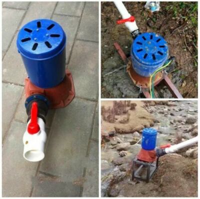 220V 2000W Water Hydroelectric Pelton Water Wheel Turbine Impulse Generator