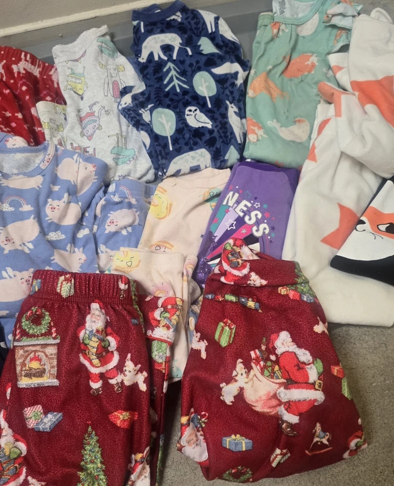 Conjuntos de pijama para niñas talla 5t y más. Juegos múltiples. Foto 4 de 4