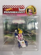 HOT WHEELS MARIO KART GLIDER PRINCESS PEACH B-DASHER + PEACH PARASOL 2021 NIP