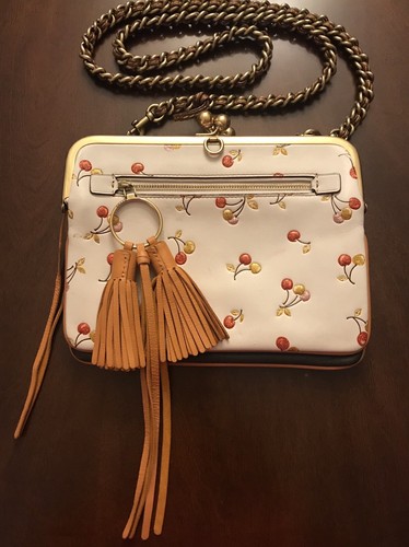 coach cherry print purse