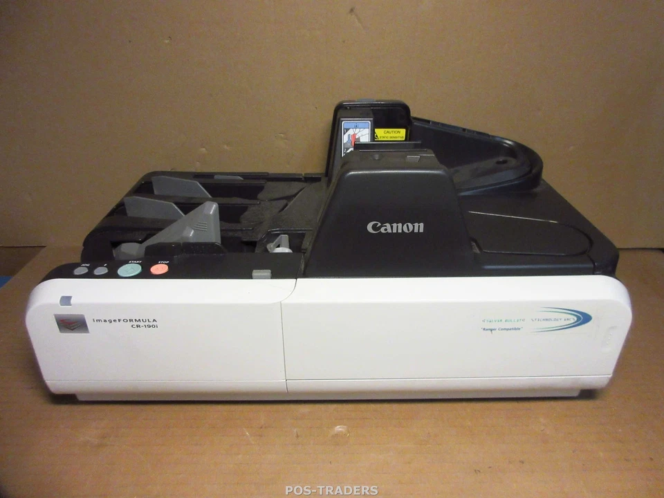 Canon imageFORMULA CR-190i Duplex Check Scanner Document 1200 dpi EXCL PSU