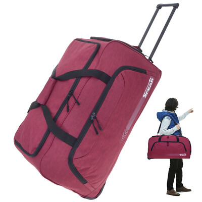 Trolley Reisetasche Herren 85 L XL Koffer Tasche Damen Bag Spear 910 New Rot +g