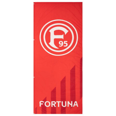 Hissflagge Fahne Fortuna Düsseldorf Streifen Flagge - 100 x 300 cm