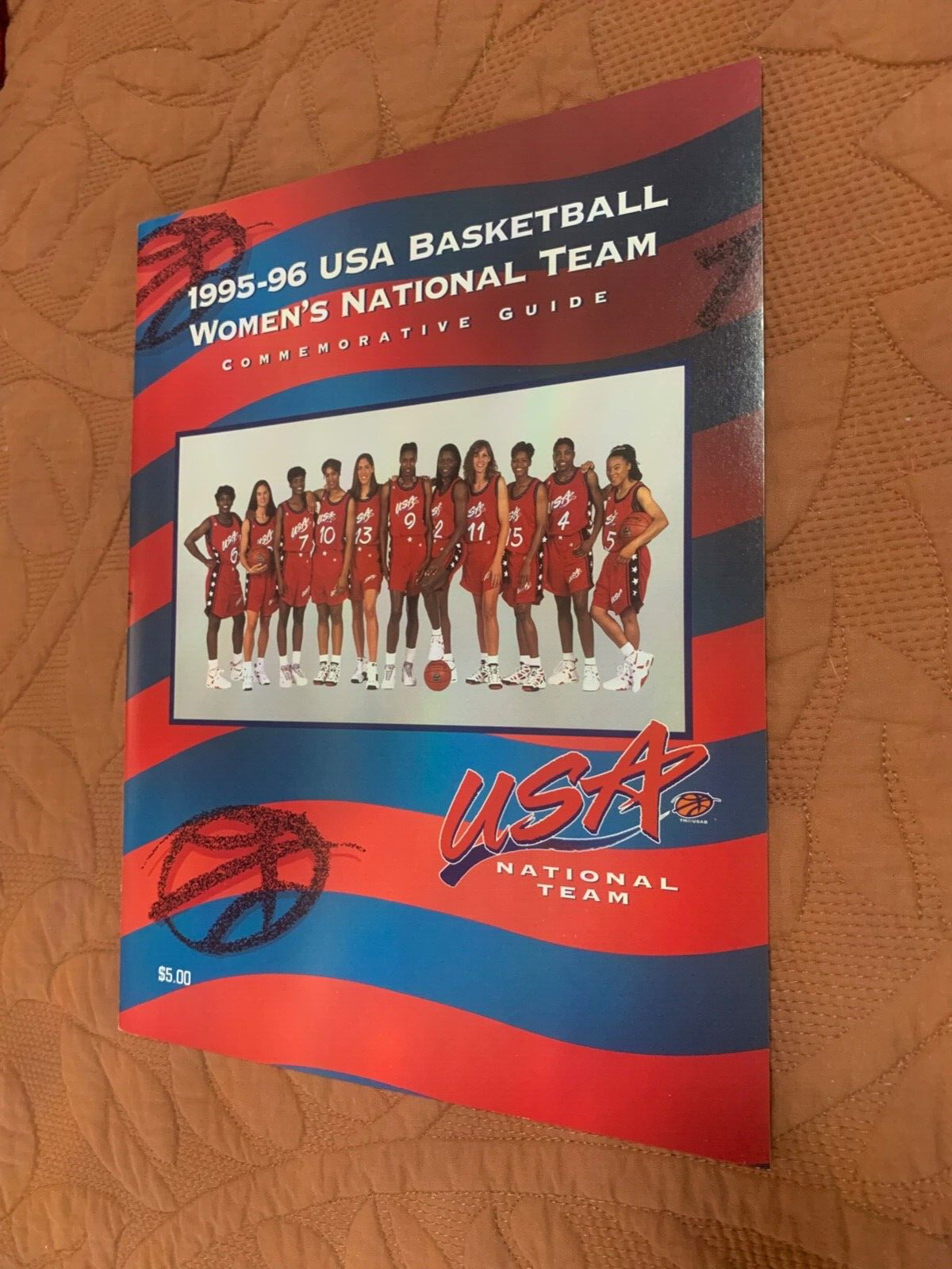 1996 USA Women's Basketball National Team Commemorative Guide & Poster