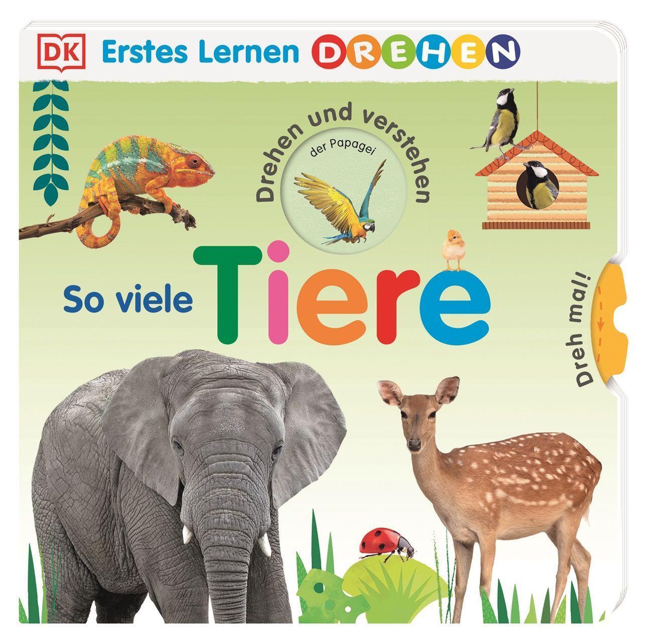 Erstes Lernen Drehen. So viele Tiere | Buch | 9783831041817