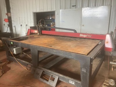 Used '21 Koike Aronson SP Shoprop 510 5x10 CNC Plasma Cutter Flashcut Hypertherm