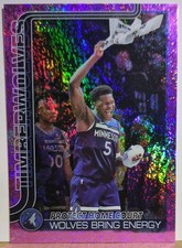 2025-26 Topps Basketball #287 Protect Home Court Minnesota Twolves Sand glitter