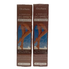 OceAura Airbrush Leg Effect Leg Makeup Waterproof Longlasting LOT of 2