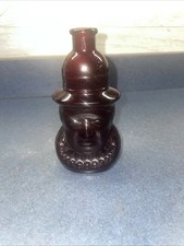 Wheaton Pocahontas Bottle in Ruby Red, Vintage Collectible 5" Tall