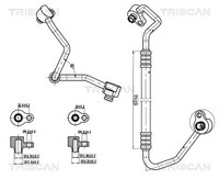 Klimaleitung FÜR Ford Focus Iii, Ford Focus III Stufenheck - Triscan 9010 16011