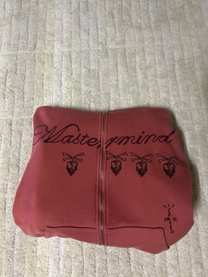 mastermind zip hoodie,size L, Colour coral