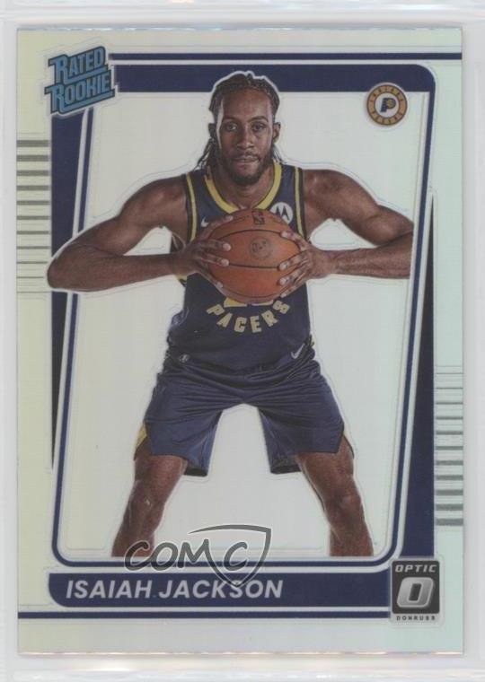 2021-22 Panini Donruss Optic Rated Rookie Holo Prizm Isaiah Jackson #167 yc1