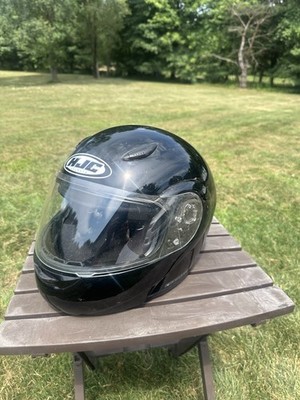 HJC CL-max Motorcycle Helmet. Size Large With A Lift Up Chin Guard.