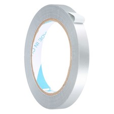 1/2" x 98.4 Yd Poly Bag Sealing Tape, Silver Grey