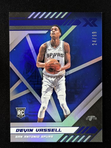 2020-21 Panini Chronicles DEVIN VASSELL 24/99 Rookie RC Blue Spurs #284