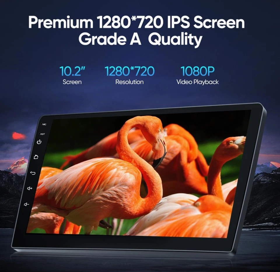 10.2 Inch Car Radio Stereo Upgrade Replacement for Jeep Compass Patriot 2010-201 - Image 4 of 4