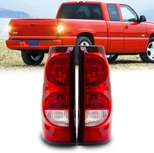 Tail Lights assembly Compatible With Pair of Driver and Passenger Side, Red 