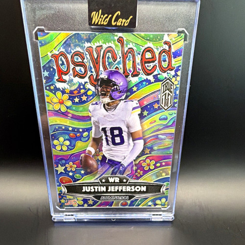Wild Card Justin Jefferson 2026 Alumination Psyched AP-JJ-11 true 1/1