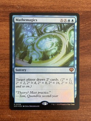 1x Mathematics FOIL  / Secrets of Strixhaven  MTG NM
