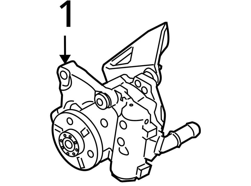 Bomba de dirección asistida convertible con dirección activa para BMW 328i 2641051 07-13 Foto 4 de 4