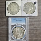 Morgan Silver Dollar Lot 1881-S PCGS MS62 1890-O 1921 $1 S O Mint Mark