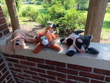 VINTAGE LOT OF TONKA POUND PUPPIES PURRIES CATS DOG STUFFED ANIMAL PLUSH