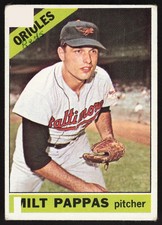 Milt Pappas 1966 Topps #105 TYW7