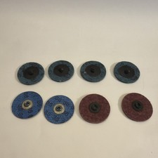 3M Roloc Quick Change Sanding Abrading Disks Lot Of 8 Bulk Lot 3 Types Hardware