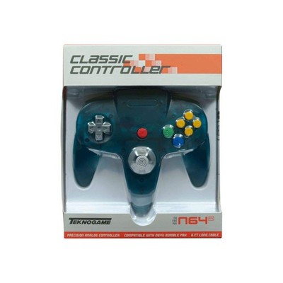 Accessory N64: Classic Controller Clear Teal (Teknogame) (US IMPORT) ACC NEU