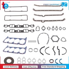 For Early 2 Piece Rear Seal Chevrolet Sbc 283 327 350 5.7 Full Engine Gasket Set