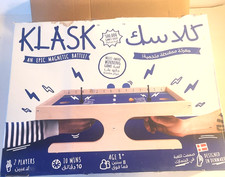 KLASK Board Game An Epic Magnetic Battle! 2-player Party Game For Kids & Adults!
