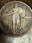 1917 P Standing Liberty Quarter - Type 1 - No Stars Below Eagle