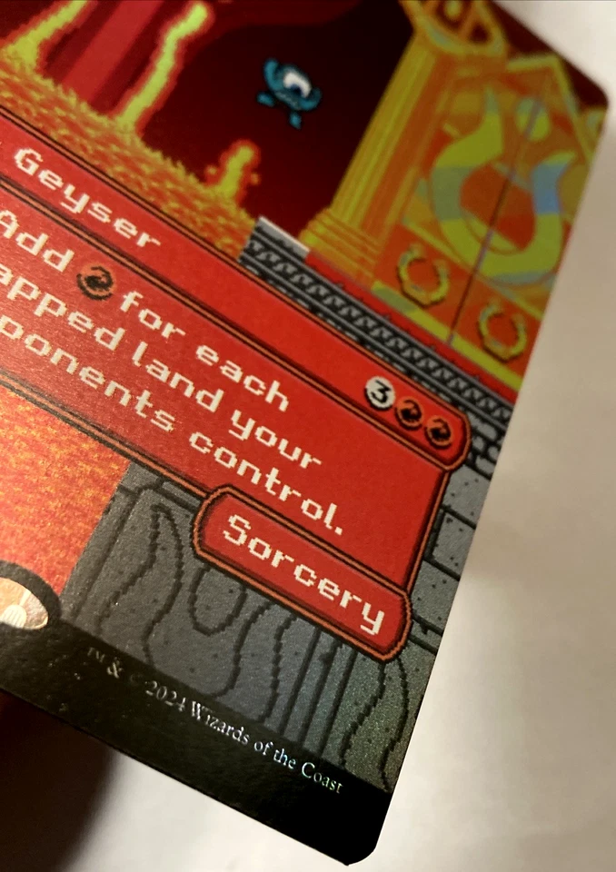 MTG Mana Geyser (Rainbow Foil) Secret Lair Pixel Perfect 1821 NM - Image 3 of 4