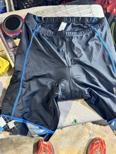 My Kilometre Cycling Bike Shorts Mens 2xl Black Blue Padded