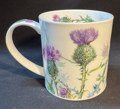 Dunoon Bone China Scottish Thistle Coffee Cup