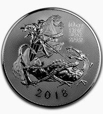 🇺🇸 2018 UNITED KINGDOM SILVER VALIANT 10 POUNDS 10 TROY OUNCES .999 SILVER