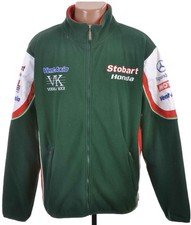 RACING HONDA STOBART TEAM FLEECE JACKET SIZE M ADULT