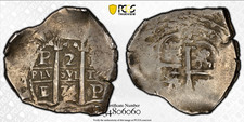 1674-P E 2 Reales Cob Spanish Colonial Bolivia PCGS VF-35