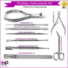 Podiatry Instruments Kit for Ingrown Toenails Foot & Nail Care Manicure Kit