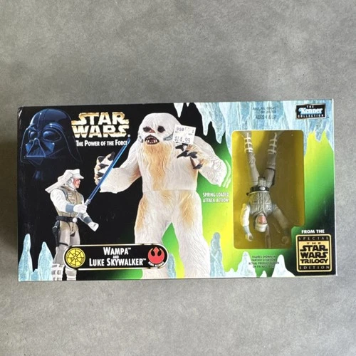 Kenner Power of the Force 2 Luke Skywalker & Wampa Star Wars Action Figures 1997