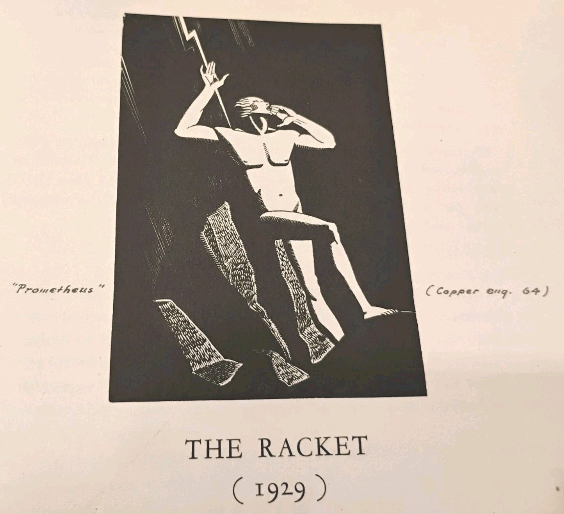 1933 ROCKWELLKENTIANA by Rockwall Kent First Edition with ArtDeco illustrations