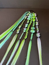 Colorful Reusable Braided Ponytail Extension Softball Braids Festival Rave Braid