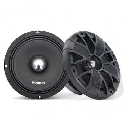 Orion XSM804SL 8'' 1400W Peak 4-Ohm Shallow Slim Midrange Car Speakers (Pair)